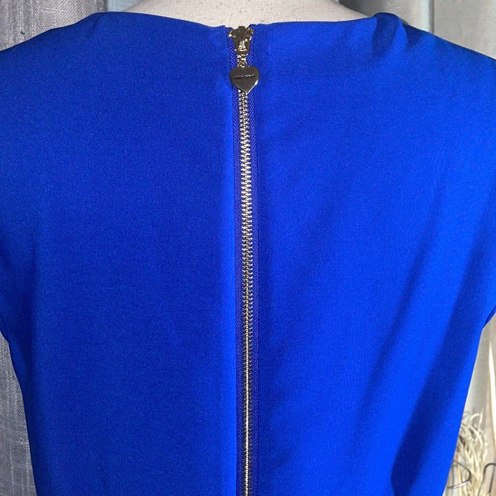 Betsy Johnson Fit and Flare Royal Blue Dress - Picture 7 of 16